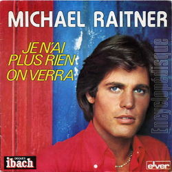 [Pochette de Je n’ai plus rien (Michal RAITNER)]