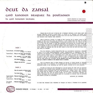 [Pochette de Deut da zansal (FOLKLORE) - verso]