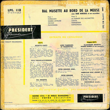 [Pochette de Musette au bord de la Meuse (Ren NINFORGE) - verso]