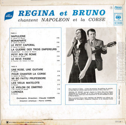 [Pochette de Chantent Napolon et la Corse (RGINA et BRUNO) - verso]