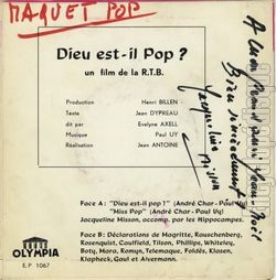 [Pochette de Dieu est-il pop ? (T.V. (Tlvision)) - verso]