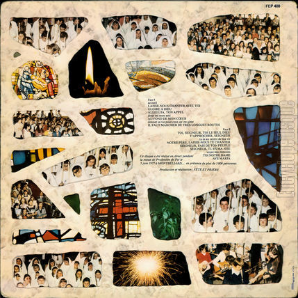 [Pochette de Profession de foi 1977 (FTES ET PRIRES) - verso]