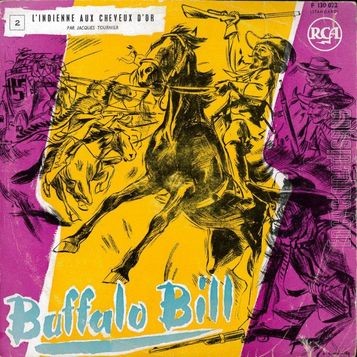 [Pochette de Buffalo Bill - 2 - L’Indienne aux cheveux d’or (JEUNESSE)]