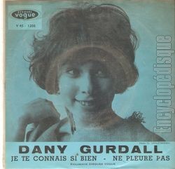 [Pochette de Je te connais si bien (Dany GURDALL) - verso]