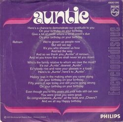 [Pochette de Auntie (RADIO) - verso]