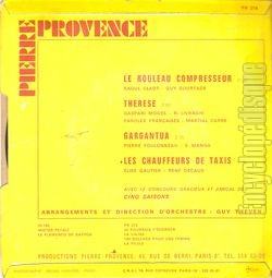 [Pochette de Thrse (Pierre PROVENCE) - verso]