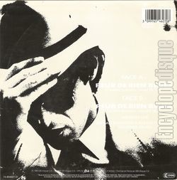 [Pochette de Peur de rien blues (Jean-Jacques GOLDMAN) - verso]