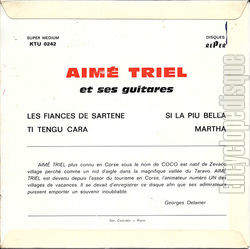 [Pochette de Les fiancs de Sartne (Aim TRIEL) - verso]