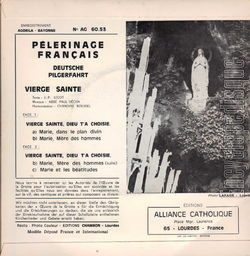 [Pochette de Plerinage / Pilgefahrt (RELIGION) - verso]