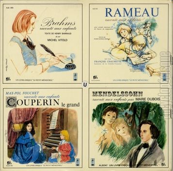 [Pochette de Haydn racont aux enfants par Max-Pol Fouchet (Max-Pol FOUCHET) - verso]
