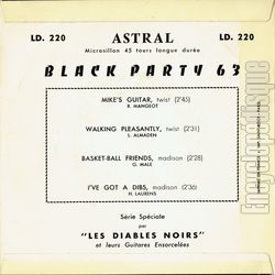 [Pochette de Black party 63 (Les DIABLES NOIRS) - verso]