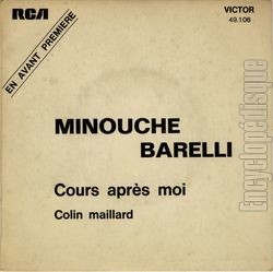 [Pochette de Cours aprs moi (Minouche BARELLI)]