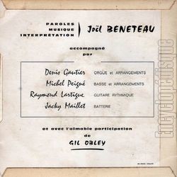 [Pochette de Ma jolie colombe (Jol BNTEAU) - verso]