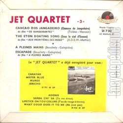 [Pochette de Canao dos jangadeiro (JET QUARTET) - verso]
