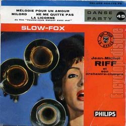 [Pochette de Mlodie pour un amour (Jean-Michel RIFF)]