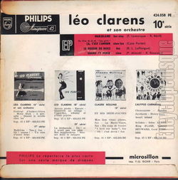 [Pochette de Marjolaine - 10me srie (Lo CLARENS) - verso]
