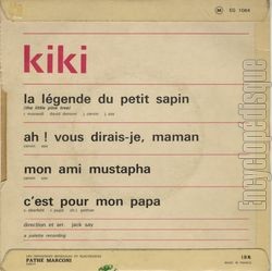 [Pochette de La lgende du petit sapin (KIKI) - verso]