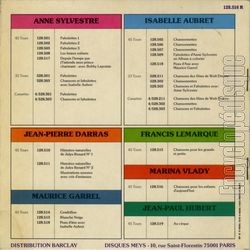 [Pochette de La belle au bois dormant de la fort de Bondy (Marina VLADY) - verso]