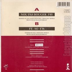 [Pochette de Salif KEITA -  Nou pas bouger  (Les FRANCOPHILES) - verso]