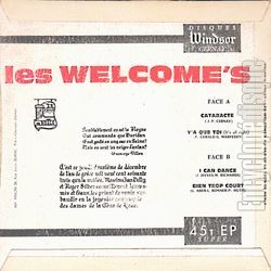 [Pochette de Cataracte (Les WELCOME’S) - verso]