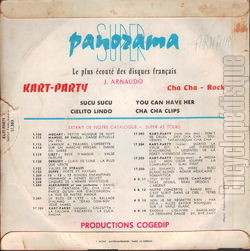 [Pochette de Kart-party (N 3) (COMPILATION) - verso]