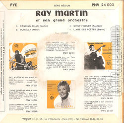 [Pochette de Ray Martin -  Dancing bells  (Les FRANCOPHILES) - verso]