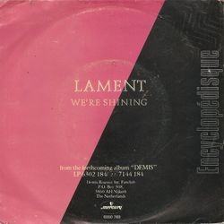 [Pochette de Lament (Demis ROUSSOS) - verso]