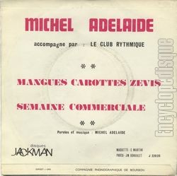 [Pochette de Mangues carottes zevis (Michel ADLADE) - verso]