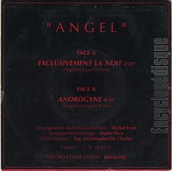 [Pochette de Exclusivement la nuit (ANGEL) - verso]