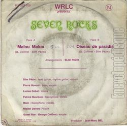 [Pochette de Malou Malou (SEVEN ROCKS) - verso]
