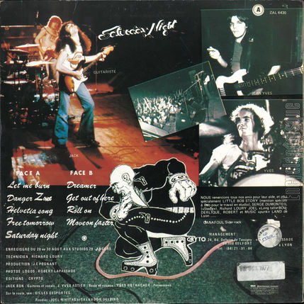 [Pochette de Saturday night (GANAFOUL) - verso]
