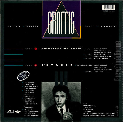 [Pochette de Princesse ma folie (GRAFFIC) - verso]