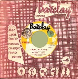 [Pochette de Moi, mon Paris / Sans blague (Rene LEBAS) - verso]