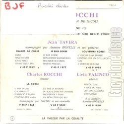 [Pochette de Contradanzza (Charles ROCCHI) - verso]