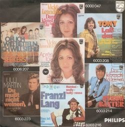 [Pochette de Four and twenty hours / I am a leaf (Nana MOUSKOURI) - verso]