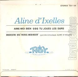 [Pochette de Aime-moi bien (Aline D’IXELLES) - verso]