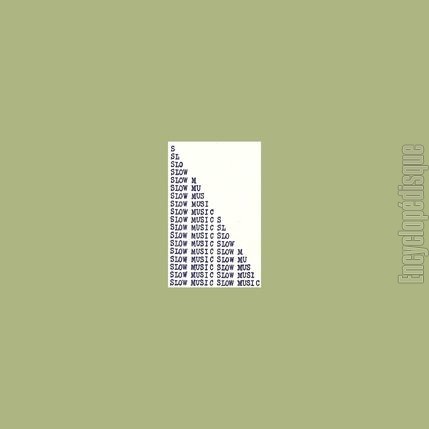 [Pochette de Slow musics (Pascal COMELADE)]