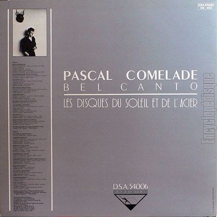[Pochette de Bel canto (Pascal COMELADE) - verso]