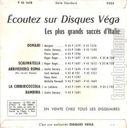 [Pochette de Le petit car d’Italie (Andr DASSARY) - verso]