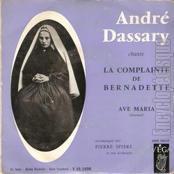 [Pochette de La complainte de Bernadette (Andr DASSARY)]