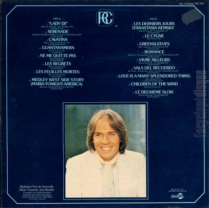[Pochette de Rveries 2 (Richard CLAYDERMAN) - verso]