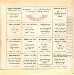 [Pochette de Flamenco love (TRIO RAISNER) - verso]