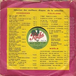 [Pochette de Trois p’tit’s pommes (Annie CORDY) - verso]