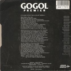 [Pochette de Et si Dieu n’etait pas un sujet srieux ! (GOGOL (GOGOL 1er et la HORDE)) - verso]