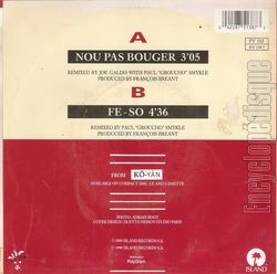 [Pochette de Salif KEITA -  Nou pas bouger  (Les FRANCOPHILES) - verso]
