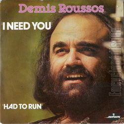 [Pochette de I need you (Demis ROUSSOS)]