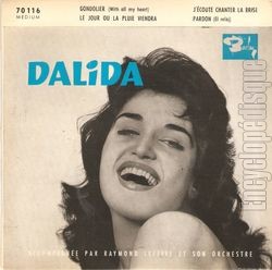 [Pochette de Gondolier (DALIDA)]