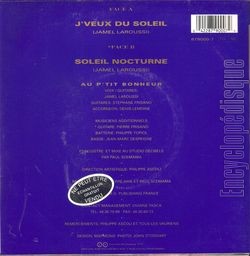 [Pochette de J’veux du soleil (AU P’TIT BONHEUR) - verso]