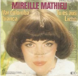 [Pochette de Vai Colomba Bianca / Tu Es Aus Liebe (Mireille MATHIEU) - verso]