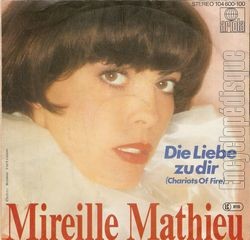 [Pochette de Die Liebe Zu Dir (Chariots Of Fire) (Mireille MATHIEU) - verso]